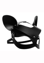 Load image into Gallery viewer, Master Series Bad Kitten Leather Cat Mask - Black