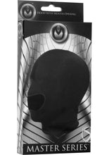 Load image into Gallery viewer, Master Series Blow Hole Open Mouth Spandex Hood - Black