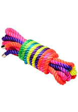 Load image into Gallery viewer, Master Series Bondage Rope - Multicolor/Rainbow - 16ft
