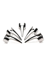 Load image into Gallery viewer, Master Series Clawed Sensation Stainless Steel Play Rings - Metal - 5 Piece