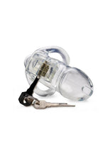 Load image into Gallery viewer, Master Series Clear Captor Chastity Cage with Keys