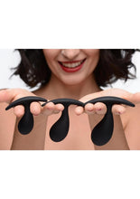 Load image into Gallery viewer, Master Series Dark Droplets Curved Anal Trainer