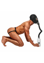 Load image into Gallery viewer, Master Series Dark Inhaler Gas Mask with Bottle - Black/White - One Size