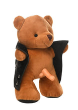 Load image into Gallery viewer, Master Series Flasher Exhibitionist Teddy Bear - Black/Brown