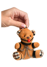 Load image into Gallery viewer, Master Series Gagged Teddy Bear Keychain
