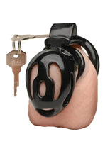 Load image into Gallery viewer, Master Series Hard Stop Double Ring Chastity Cage