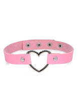 Load image into Gallery viewer, Master Series Heart Choker Necklace - Pink