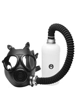 Load image into Gallery viewer, Master Series Inhaler Gas Mask with Bottle - Black/White