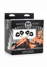 Load image into Gallery viewer, Master Series Kinky Comfort Wrist and Ankle Cuff Set - Leather
