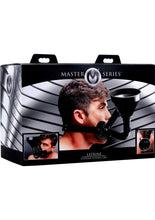 Load image into Gallery viewer, Master Series Latrine Extreme Funnel Gag - Black