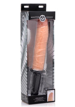 Load image into Gallery viewer, Master Series Onslaught XL Vibrating 9in Dildo Thruster - Vanilla - XLarge