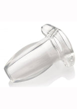 Load image into Gallery viewer, Master Series Peephole Clear Hollow Anal Plug - Clear - Small
