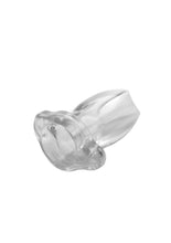 Load image into Gallery viewer, Master Series Peephole Clear Hollow Anal Plug