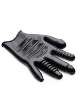 Load image into Gallery viewer, Master Series Pleasure Poker Textured Glove - Black