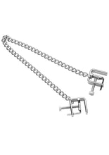 Load image into Gallery viewer, Master Series Pressure Vice Metal Nipple Clamps - Silver