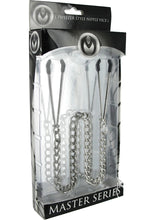 Load image into Gallery viewer, Master Series Reign Tweezer Style Nipple Vice - Metal/Silver