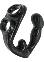 Load image into Gallery viewer, Master Series Rogue Erection Enhancer + Anal Plug - Black
