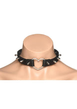 Load image into Gallery viewer, Master Series Spiked Heart Choker