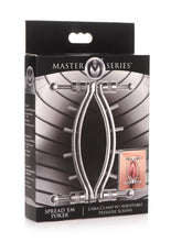Load image into Gallery viewer, Master Series Spread 'Em Poker Stainless Steel Labia Clamp with Adjustable Pressure Screws