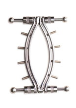 Load image into Gallery viewer, Master Series Spread 'Em Poker Stainless Steel Labia Clamp with Adjustable Pressure Screws