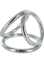 Load image into Gallery viewer, Master Series Triad Chamber Cock and Ball Cage - Metal/Silver - Medium