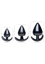 Load image into Gallery viewer, Master Series Triple Spades 3 Piece Anal Plug
