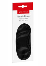 Load image into Gallery viewer, ME YOU US Tease and Please Padded Blindfold - Black