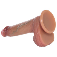Load image into Gallery viewer, Renaissance Raphael Silicone Sliding Foreskin Dildo with Squeezable Balls