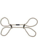 Load image into Gallery viewer, Merci Hogtied Bind and Tie 6mm Hemp Wrist Or Ankle Cuffs
