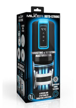 Load image into Gallery viewer, Milker Roto-Stroke Thrusting and Rotating Masturbator - Black/White
