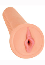 Load image into Gallery viewer, Mistress Emily Vibrating Bioskin Dual Density Stroker - Pussy - Vanilla
