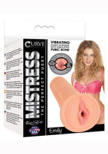 Load image into Gallery viewer, Mistress Emily Vibrating Bioskin Dual Density Stroker - Pussy - Vanilla
