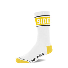 Load image into Gallery viewer, Prowler "SIDE" Socks (White/Yellow)