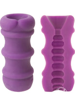 Load image into Gallery viewer, Mood Pleaser Thick Ribbed Ultraskyn Masturbator - Purple
