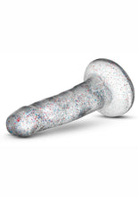 Load image into Gallery viewer, Naturally Yours Glitter Dildo - Clear - 5.5in