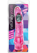 Load image into Gallery viewer, Naturally Yours Mambo Vibrating Dildo - Pink - 9in