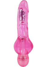 Load image into Gallery viewer, Naturally Yours Mr. Right Now Vibrating Dildo - Pink - 6.5in