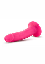 Load image into Gallery viewer, Neo Dual Density Dildo - Neon Pink/Pink - 6in