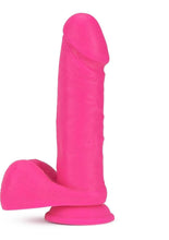 Load image into Gallery viewer, Neo Dual Density Dildo - Neon Pink/Pink - 8in