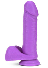 Load image into Gallery viewer, Neo Dual Density Dildo - Neon Purple/Purple - 8in