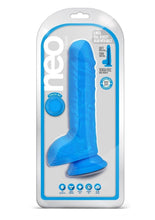 Load image into Gallery viewer, Neo Dual Density Dildo - Blue/Neon Blue - 9in