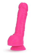 Load image into Gallery viewer, Neo Dual Density Dildo - Neon Pink/Pink - 9in