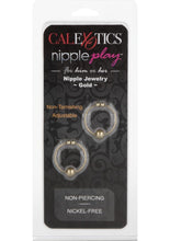 Load image into Gallery viewer, Nipple Play Non-Piercing Nipple Jewelry - Gold