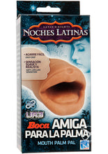 Load image into Gallery viewer, Noches Latinas Boca Amiga Para LA Palma Ultraskyn Masturbator - Mouth - Caramel