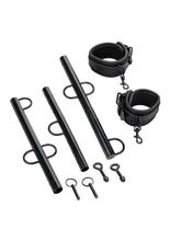 Load image into Gallery viewer, Nocturnal Collection Spreader Bar with Cuffs - Black