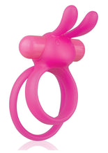 Load image into Gallery viewer, Ohare XL Vibrating Double Cock Ring - Pink