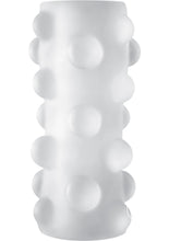 Load image into Gallery viewer, Optimale Rollerball Reversible Ultraskyn Masturbator - Frost/White