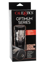 Load image into Gallery viewer, Optimum Power Ultimate Power Stroker Beaded Vibrating Masturbator - Black