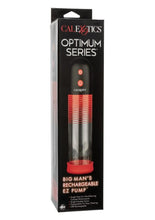 Load image into Gallery viewer, Optimum Series Big Man's Rechargeable EZ Pump - Black/Red
