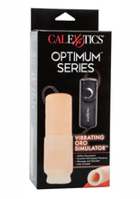 Load image into Gallery viewer, Optimum Series Vibrating Oro Simulator Masturbator - Ivory/Vanilla